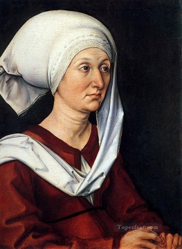 アルブレヒト・デューラー Painting - バルバラ・デューラーの肖像 北方ルネサンス アルブレヒト・デューラー